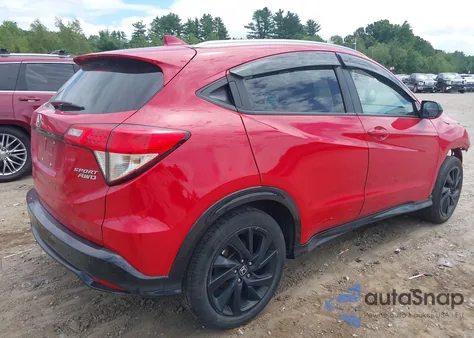 2022 Honda Hr-V Awd Sport z USA, uszkodzony, nr VIN 3CZRU6H19NM756601